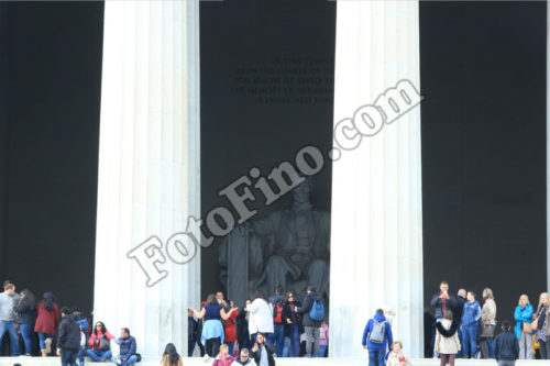 Outside Lincoln Memorial - FotoFino.com